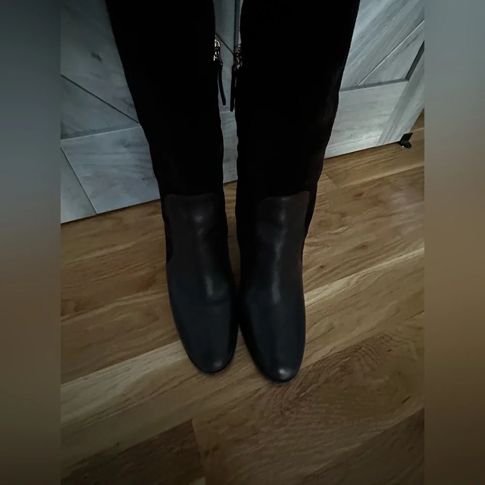 Michael Kors collection brown leather and suede Knee-High Boots size 40/US 9 - Picture 5 of 10